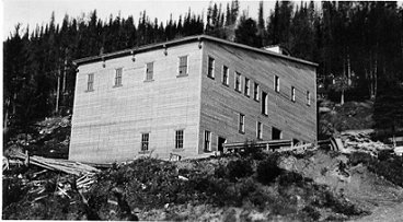 Photo of Island Mountain Mill under construction, wpH316